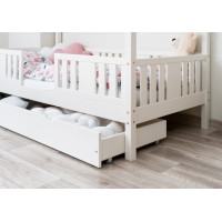 Dětská domečková postel z masivu borovice NIKO S 20 - 200x90 cm