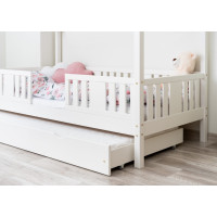 Dětská domečková postel z masivu borovice NIKO S 20 - 160x80 cm