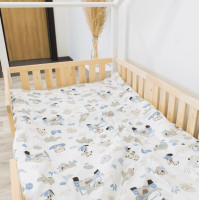 Dětská domečková postel z masivu borovice NIKO S 20 - 180x80 cm