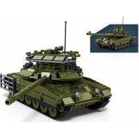 Sluban Model Bricks M38-B1377 Tank T-90M-S v měřítku 1:35