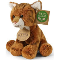 Rappa Plyšová kočka sedící zrzavá 14 cm ECO-FRIENDLY