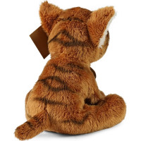 Rappa Plyšová kočka sedící zrzavá 14 cm ECO-FRIENDLY