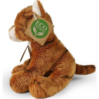 Rappa Plyšová kočka sedící zrzavá 14 cm ECO-FRIENDLY