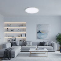 Solight LED osvětlení s dálkovým ovladačem Estela White UGR, 40W, 4300lm, 50cm, URG