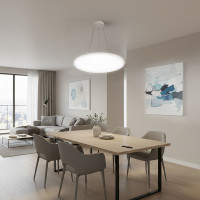 Solight LED osvětlení s dálkovým ovladačem Estela White UGR, 40W, 4300lm, 50cm, URG