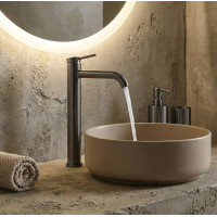 Umyvadlová baterie REA LUNGIS - gun grey - vysoká