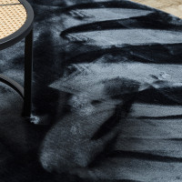 Kusový koberec Visco Rabbit Dark grey 5 kruh