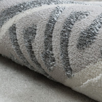 Kusový koberec Allure 1960 white/grey kruh