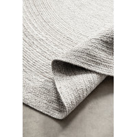 Kusový koberec Jute Braided 106321 White kruh