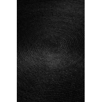 Kusový koberec Jute Braided 106322 Black kruh