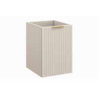 Koupelnová závěsná skříňka ADÉLA - nízká spodní s košem na prádlo - kašmírová