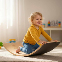 LULILO Ajlo Houpací balanční prkno - šedé