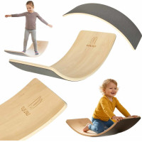 LULILO Ajlo Houpací balanční prkno - šedé