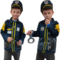 Karnevalový kostým - Policista s pouty 3-8 let