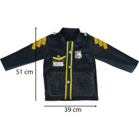 Karnevalový kostým - Policista s pouty 3-8 let