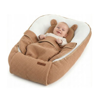 Hnízdečko (kokon) pro miminko - BABYMAM AIR 3D SAFE SLEEP SET - cappuccino