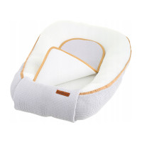 Hnízdečko (kokon) pro miminko - BABYMAM AIR 3D SAFE SLEEP SET - šedé