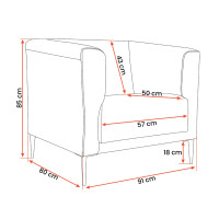 Křeslo PESCARA (více variant)