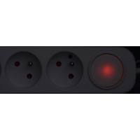 Solight prodlužovací přívod 3 zásuvky, USB A+C 20W PD, 2m, 3 x 1mm2, bílý, vypínač