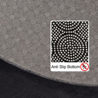 Kusový koberec Sky 5400 Black kruh