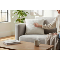 Povlak na polštář VISTA Velvet - 45x45 cm - krémový