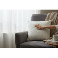 Povlak na polštář VISTA Velvet - 45x45 cm - krémový