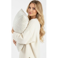 Povlak na polštář VISTA Velvet - 45x45 cm - krémový