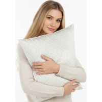 Povlak na polštář VISTA Velvet - 45x45 cm - krémový