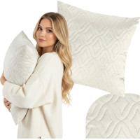 Povlak na polštář VISTA Velvet - 45x45 cm - krémový