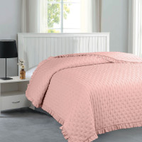 Přehoz na postel RITA 200x220 cm - růžový