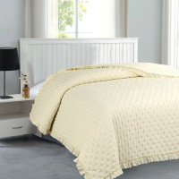 Přehoz na postel RITA 200x240 cm - krémový