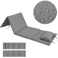 Skládací podložka SURVIVAL s polštářem - 180x50 cm - šedá