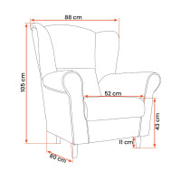 Křeslo ušák Style (více variant)