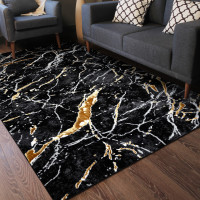 Kusový koberec Allure 1963 black/gold