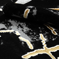 Kusový koberec Allure 1967 black/gold