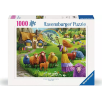 RAVENSBURGER Puzzle Barevná vlna 1000 dílků
