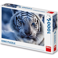 DINO Puzzle Bílý tygr 1000 dílků
