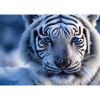 DINO Puzzle Bílý tygr 1000 dílků