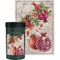 INTERDRUK Puzzle Botanic: Granátové jablko 1000 dílků
