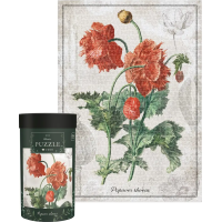 INTERDRUK Puzzle Botanic: Vlčí mák 1000 dílků