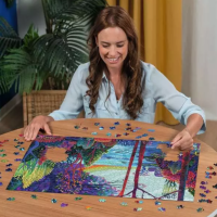 RAVENSBURGER Puzzle Indigový les 1000 dílků