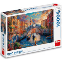 DINO Puzzle Malované Benátky 1000 dílků