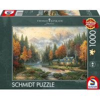 SCHMIDT Puzzle Večer u podzimního jezera 1000 dílků