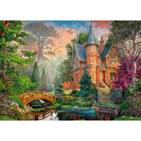 RAVENSBURGER Puzzle Pozoruhodný terakotový dům 1000 dílků