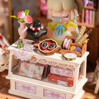 RoboTime 3D dřevěná skládačka Miniatura domečku Elsino krejčovství