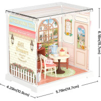 RoboTime 3D dřevěná skládačka Miniatura domečku mini Medová čajovna