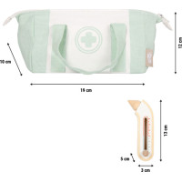 small foot Doktorský set se zeleno-bílou lékařskou taškou