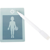 small foot Doktorský set se zeleno-bílou lékařskou taškou