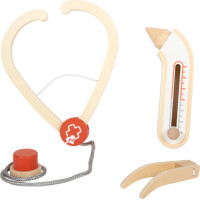 small foot Doktorský set s červeno-bílou lékařskou taškou