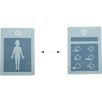 small foot Doktorský set s červeno-bílou lékařskou taškou